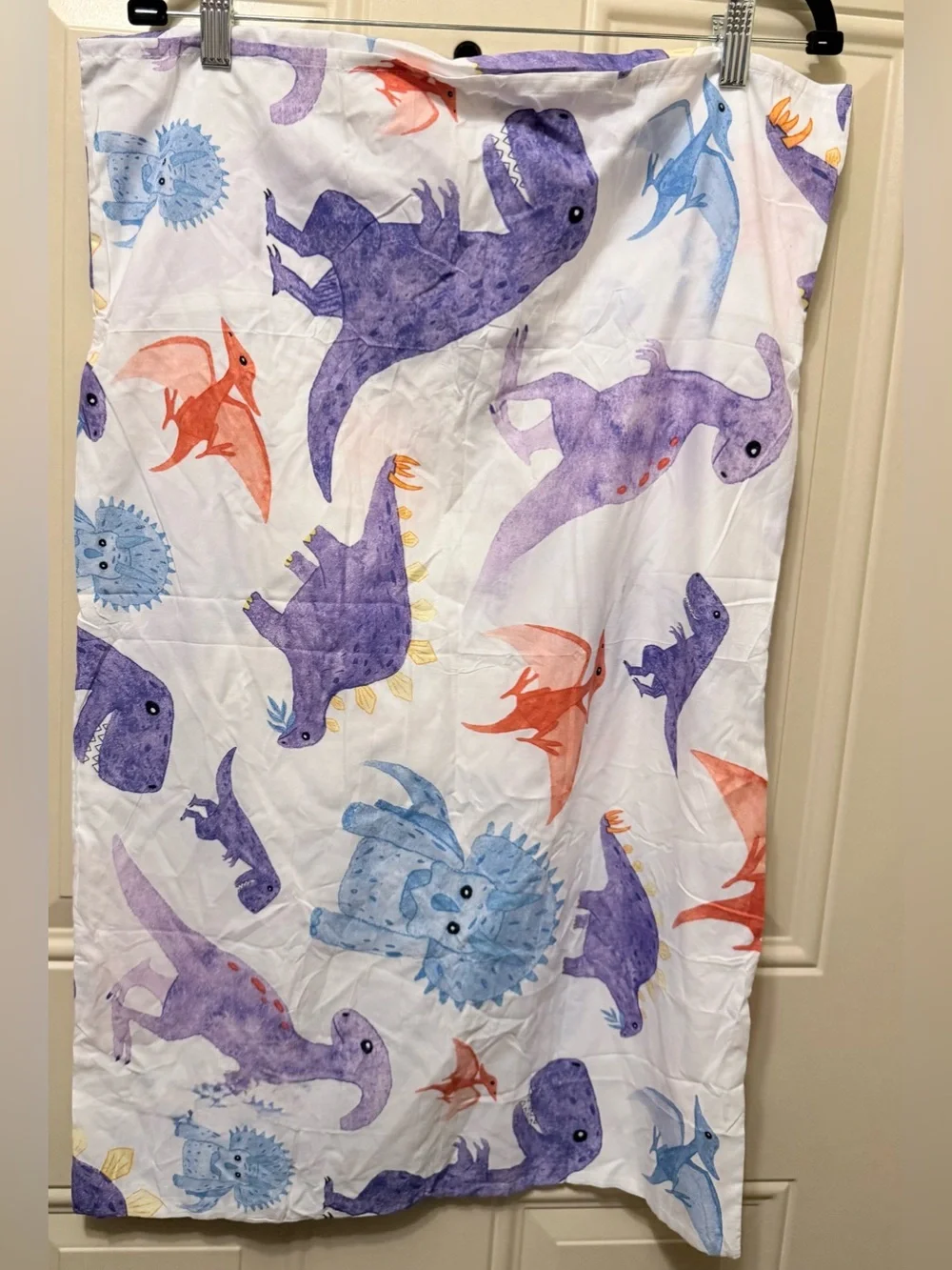 Dinosaur Print Pillow Sham in Microfiber NWOT